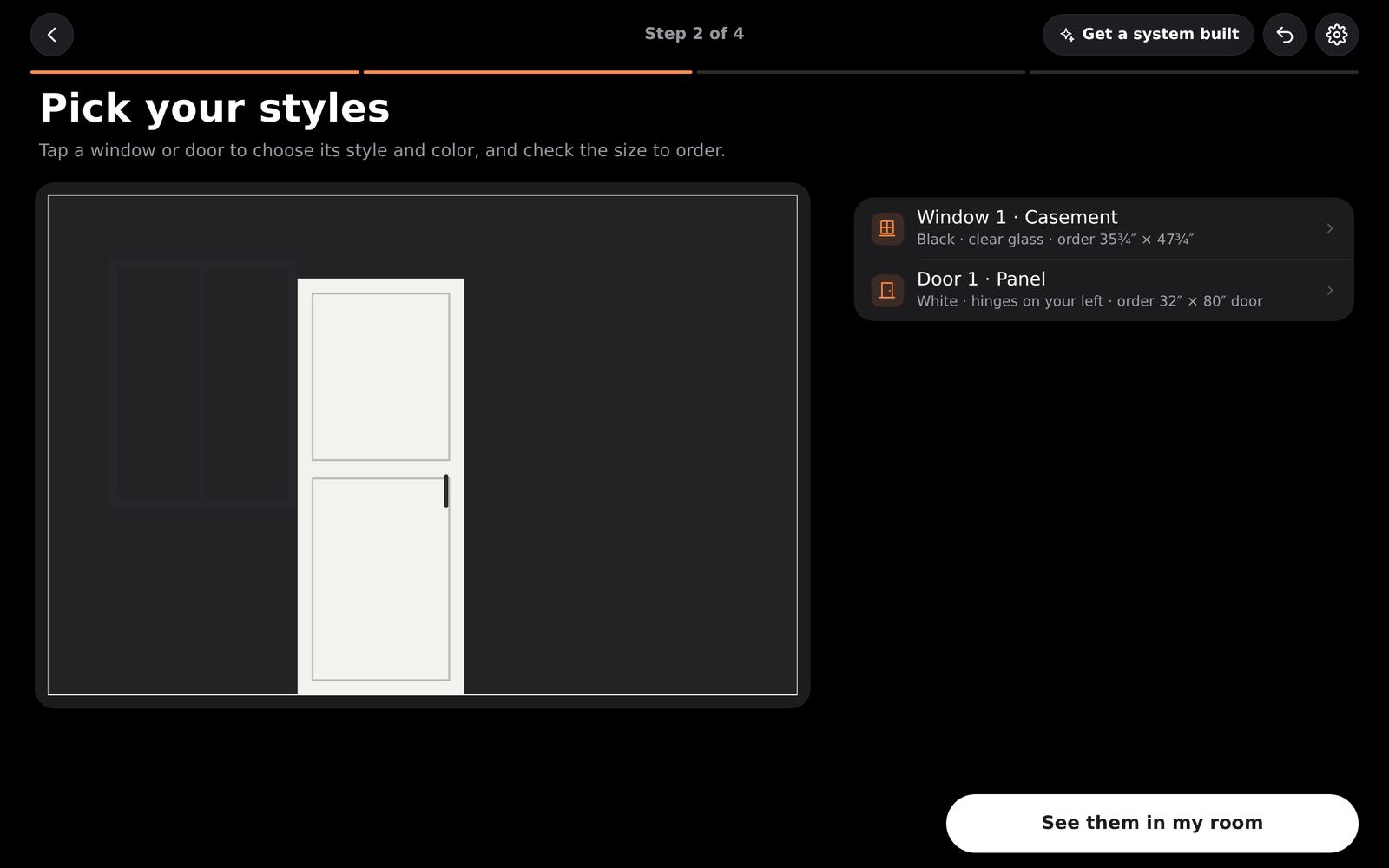 Your windows and doors, each with its style and the size to order.
